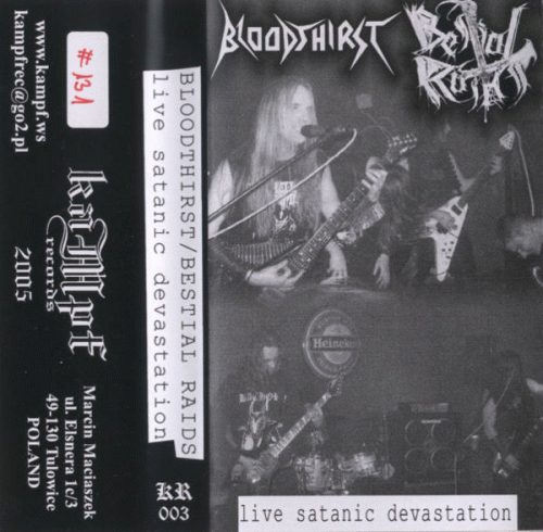 Bloodthirst (PL) : Live Satanic Devastation